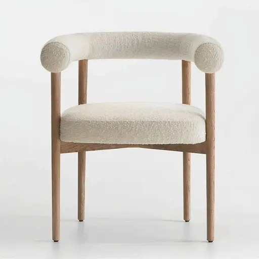 Devizes Bouclé Fabric Dining Chairs