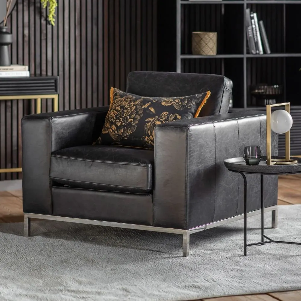Hexham Armchair Leather