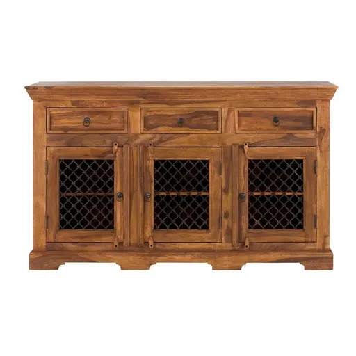 Jackson Sheesham Sideboard with Metal Accents #02
