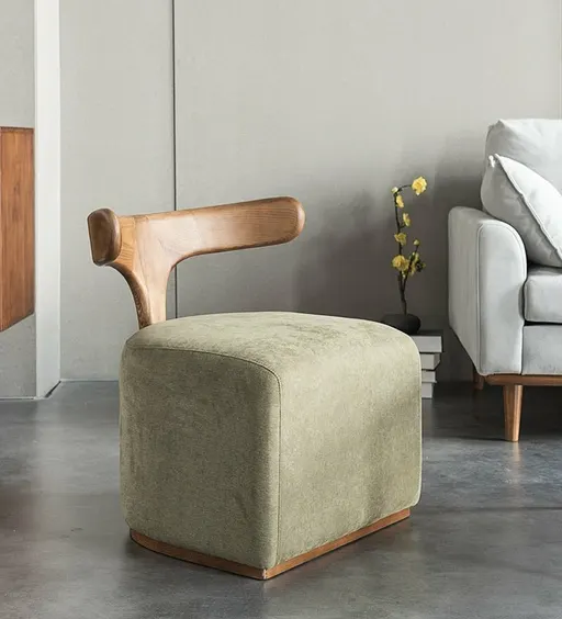 Jaskier Acacia Wood Accent Chair #02