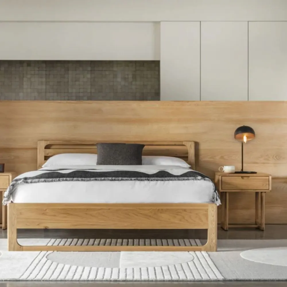 Kington Solid Wood Bed with Storage