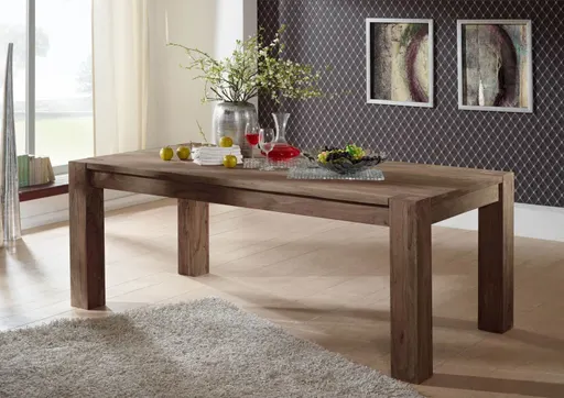Michael Grey Sheesham Dining Table #12
