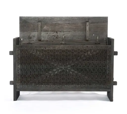 Nadia Carved Trunk Cabinet