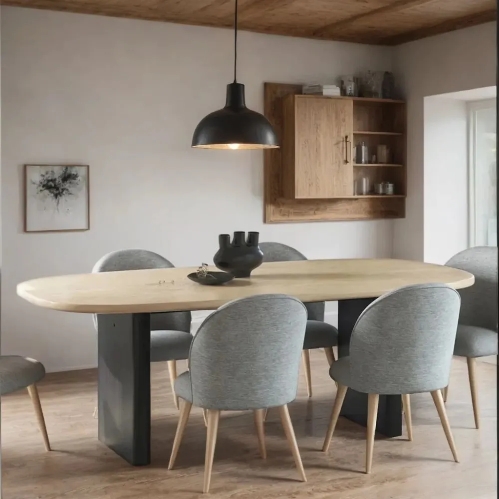 Penrith 4 Seater Solid Wood Dining Table Set