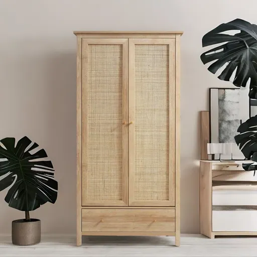 Penrith Solid Wood Diesel 2 Door Wardrobe
