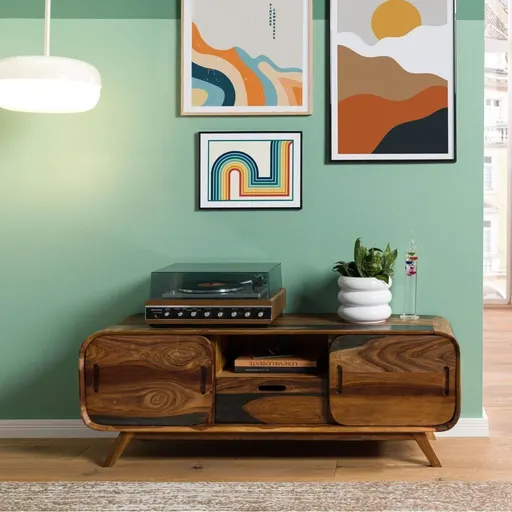 Robin Dark Brown Sheesham TV Unit #6