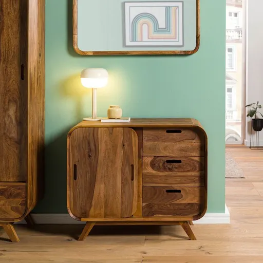 Robin Light Brown 3 Drawer Cabinet #18