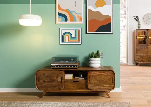 Robin Light Brown Sheesham TV Unit #17