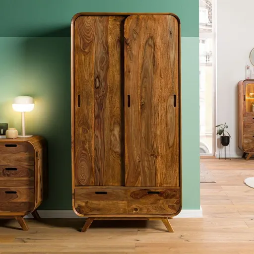 Robin Sheesham Wardrobe with Drawers #26