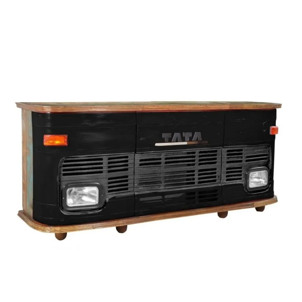 Stow Wooden Bar Truck Cabinet Bar Cabinet