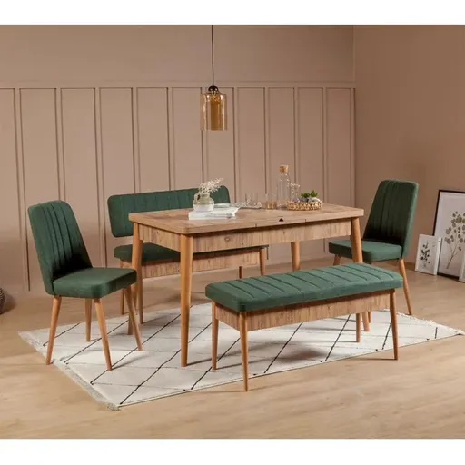 Sudbury Lux Bench Green
