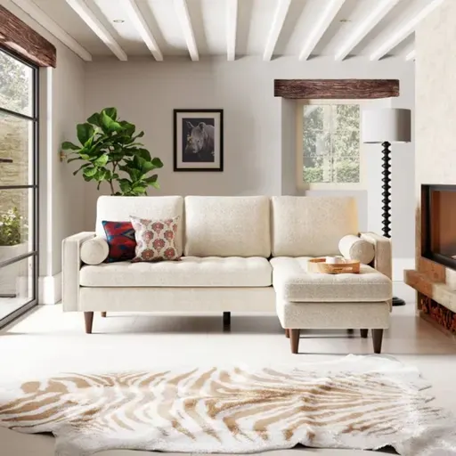 Sudbury Modern L-Shaped Corner Chaise Sofa