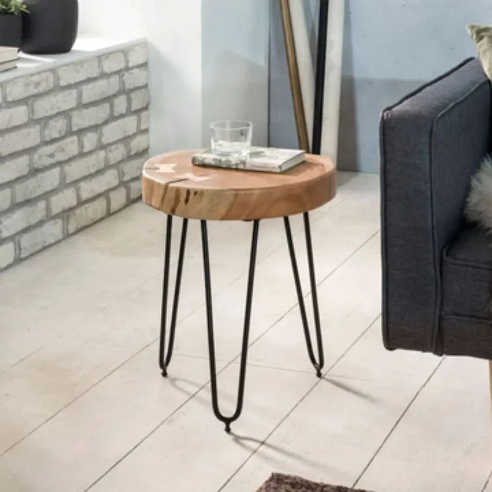 Thaxted Solid Wood Switzerland Lamp Table Side Table