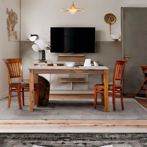 Topsham Solid Sheesham Wood 4 Seater Dining Set