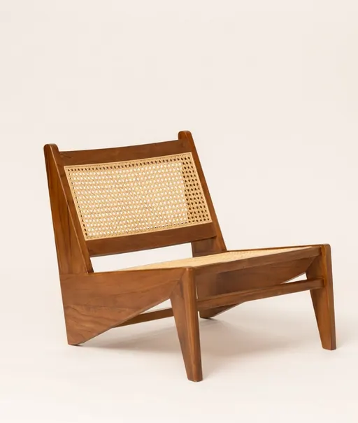 Viktor Mid-Century Cane Lounge Chair #16