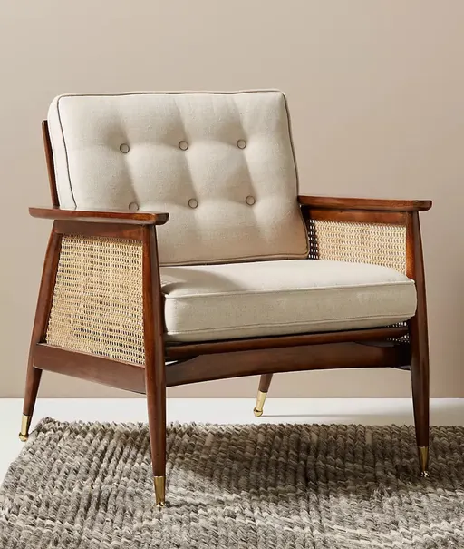 Viktor Sheesham Cane Armchair #11