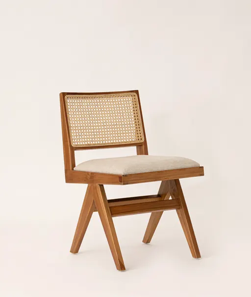 Viktor Solid Wood Cane Dining Chair #15