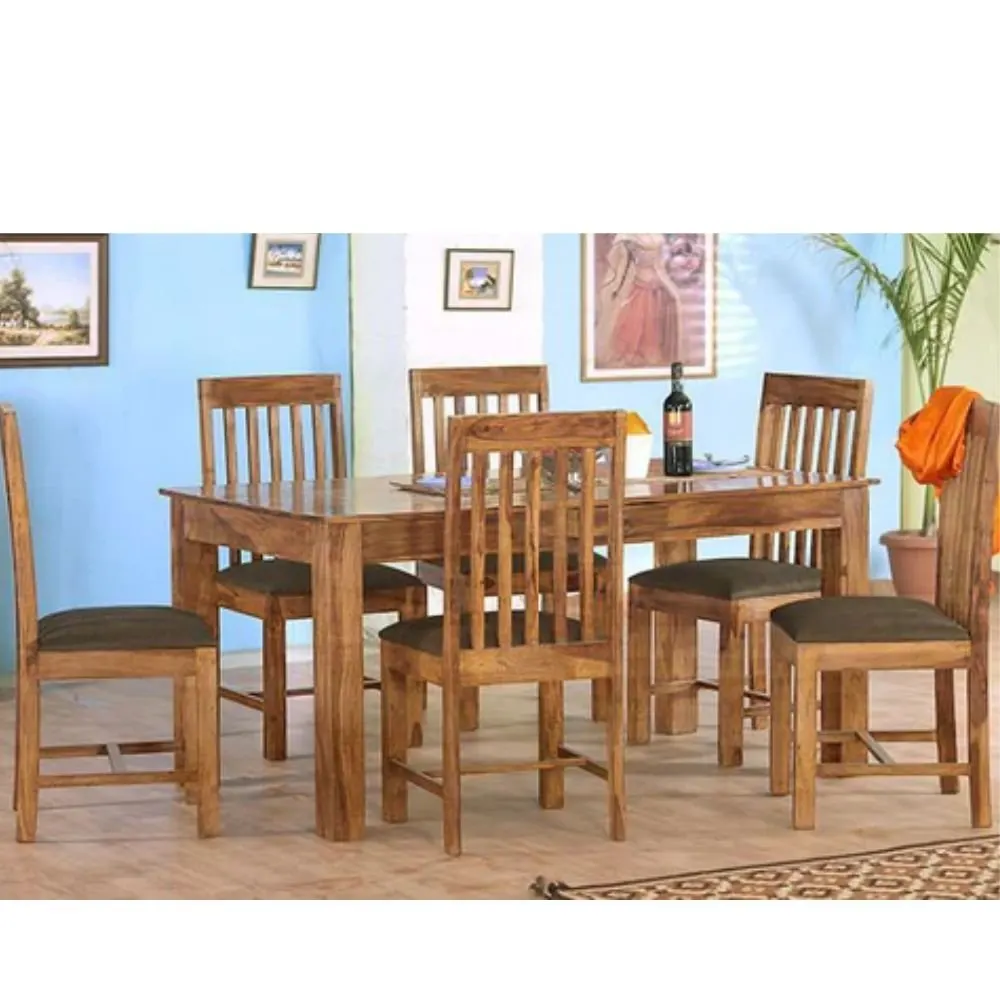 Wantage Solid Wood Dining Set With Bench