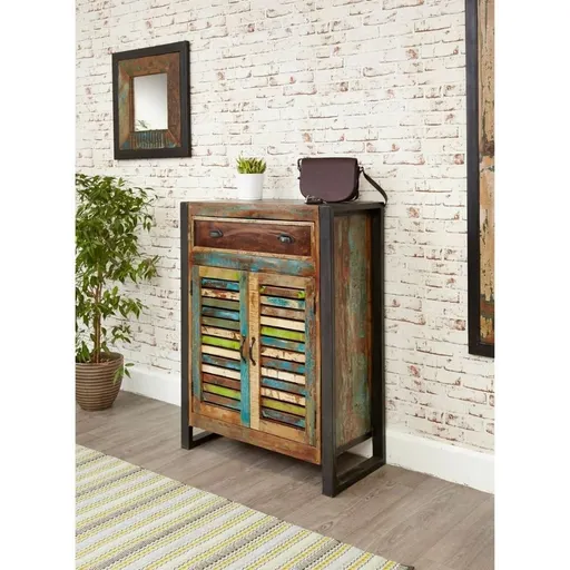 Wickham Reclaimed Elizabeth Solid Wood 1 Drawer 2 Door Sideboard