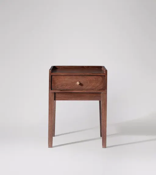 Wood Factory Allison Solid Wood Bedside Table #03