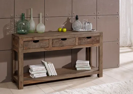 Wood Factory Michael Sheesham Console Table #09