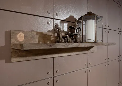Wood Factory Michael Sheesham Wall Shelf #13