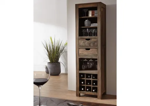 Wood Factory Michael Sheesham Wine Rack #05